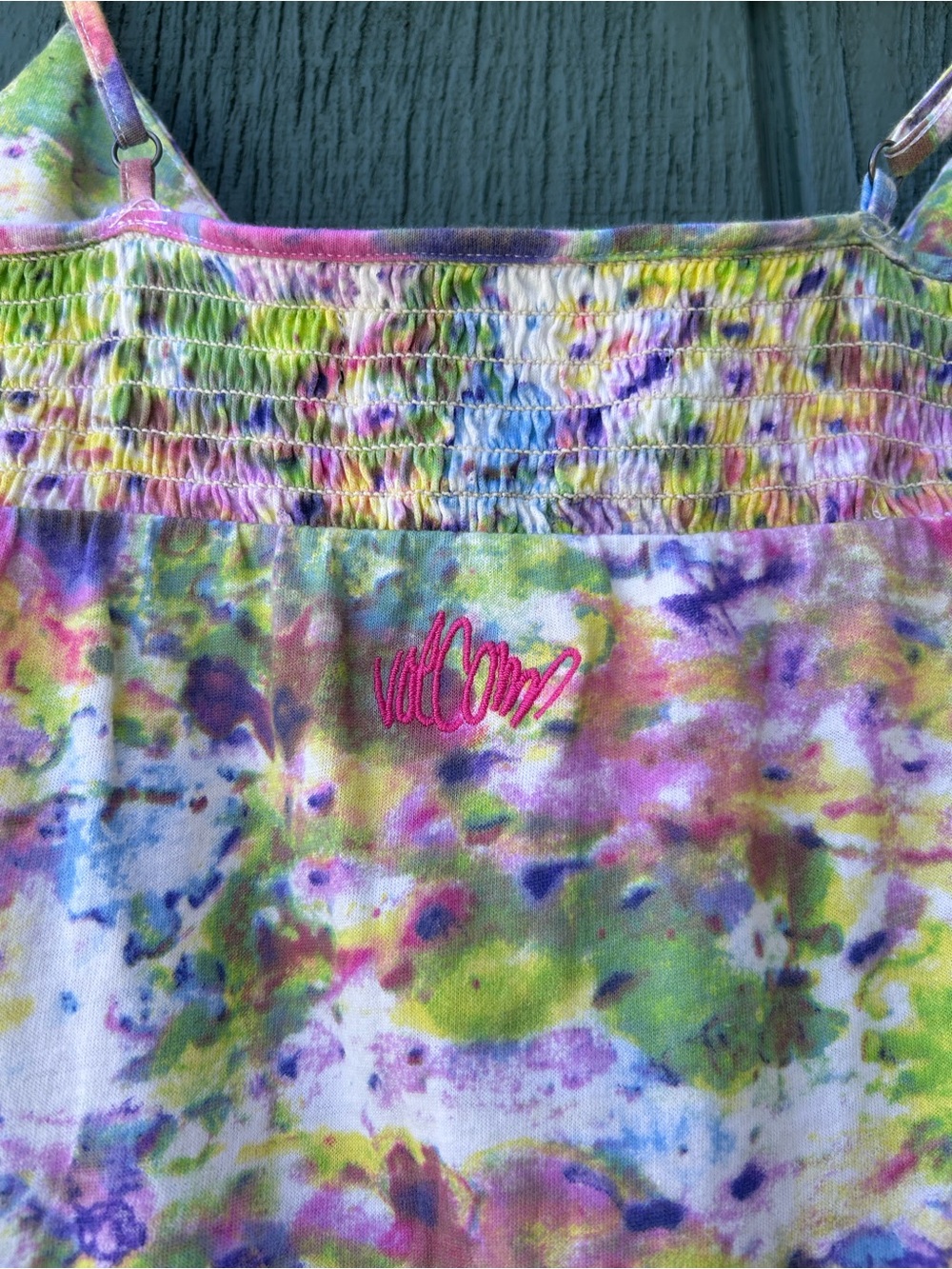 Floral Watercolor Volcom Maxi Dress - Multicolor - Picture 5 of 7